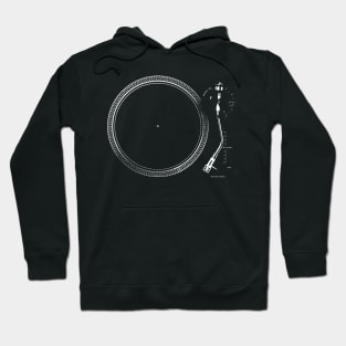 Turntable - Vintage Audio LP Vinyl Record Player Hoodie